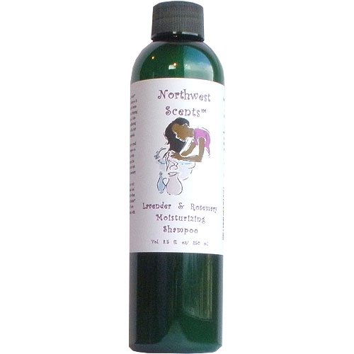 Lavender and Rosemary Moisturizing Shampoo for Black, African American, Afro Caribbean, Dry, Coarse, and Highly Textured Hair - 8.5 oz Bottle