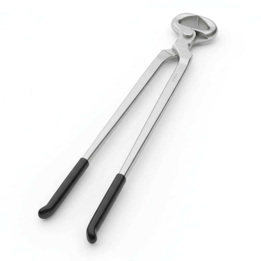 Le Czar Precision Premium Quality 12 Inches Drop Forged Carbon Steel Vanadium Chrome Steel Heavy Duty Farrier Hoof Nipper Farrier Tool