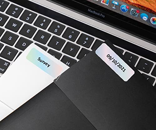 Phomemo D30 Adhesive Gradient Color Thermal Paper 1/2" X 1 1/2" (12Mm X 40Mm) 160 Labels/Roll, 3 Roll,For Gift Decoration, Compatible With D30 Label Maker #TOP3