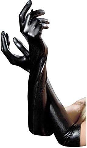 Women's Faux Leather Long Gloves 53cm/21in Opera Length Adult Party Patent Sexy Elegant Gloves