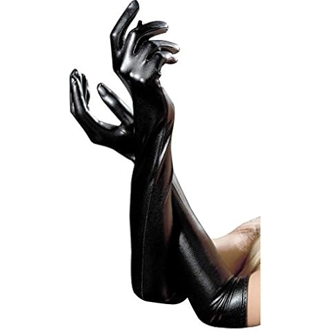 LOVARTS BEAUTY 53cm/21in Women's Faux Leather Adult Long Gloves Party Patent Sexy Elegant Gloves Cover