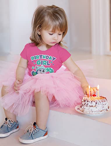 Image of Tstars Skye Birthday Girl 3 Gifts for Three Years Old Bday Paw Patrol Theme Party Toddler Kids Girls Fitted T-Shirt A51144d
