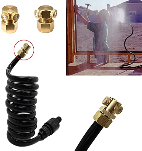 Aootech 32 Pack Brass Misting Nozzles For Outdoor Cooling System, 0.012” Orifice (0.3 Mm) 10/24 Unc #TOP7