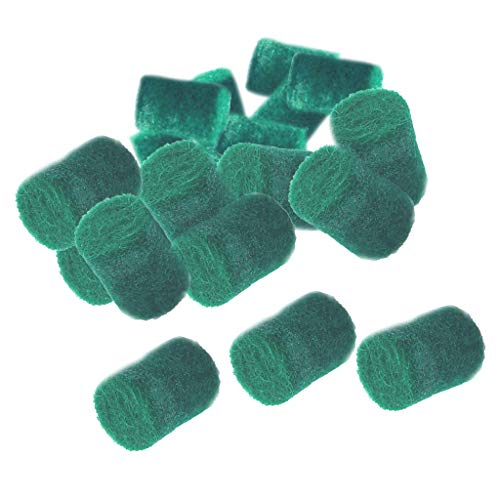 サックスバンパーはアルトテナーソプラノサックス緑_20ピース用の修理部品を感じました