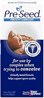 Pre-Seed Fertility Lubricant, For Use by Couples Trying to Conceive
