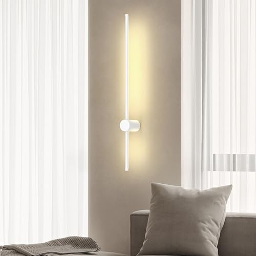 Apliques de pared interior LED de 100cm dorados con iluminación ajustable para dormitorio 7
