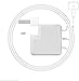 Price comparison product image Compatible With Mac Book pro Charger, Replacement 85W Power Adapter Magnetic 2 T Connector Power Adapter for Mac Book 13'', 15'' and 17'' - Mid 2012- Mid 2015 Models Works With 45W&60W&85W