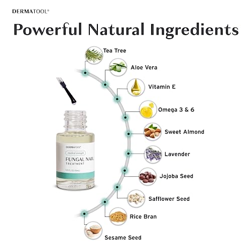 image for DERMATOOL Extra Strength Toenail Fungus Treatment Antifungal Nail Fung