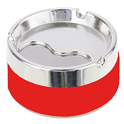 Posacenere portatile con coperchio girevole, decorazione regalo, posacenere per soggiorno, ufficio, interni ed esterni