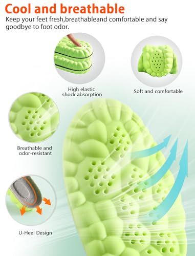 Image of 4D Cloud Soles Kids Insoles - Children's Plantar Fasciitis Memory Foam Shoe Inserts- Arch Support Comfort Shoe Sole Insert for Sneakers