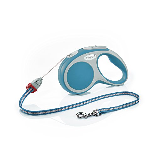 Flexi Vario Retractable Dog Leash (Cord), 16 ft, Small, Turquoise
