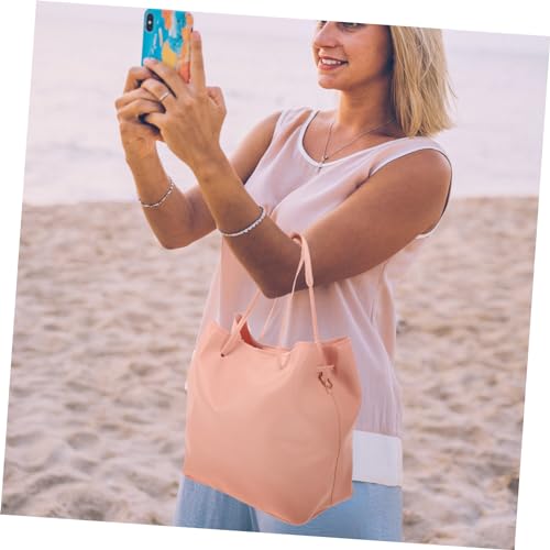 BESPORTBLE 4pcs Retro Women Handbag Set Fashion Pu Tote Shoulder Bag Clutch Spacious Stylish Purse for Daily Use for Ladies4