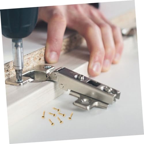 Gadpiparty 100 piezas Clavos de cobre para colgar con cabeza redonda para muebles y cuadros, color dorado miniatura 6