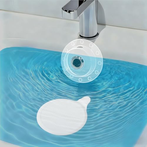 Avenuebool Bathtub Overflow Drain Cover for Shower, 5.9" Silicone Drain