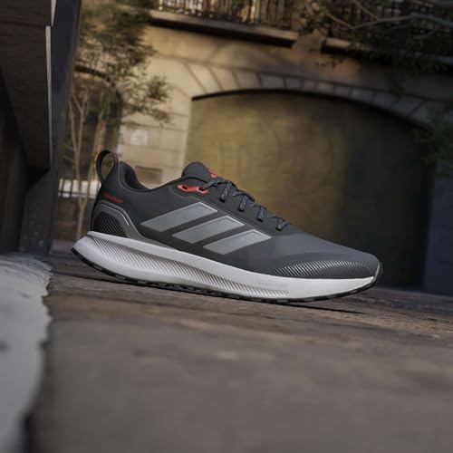 adidas Herren RUNFALCON 5 TR Running Shoes, Core Black/Silver Metallic/Carbon, 39 1/3 EU – Ansicht 3