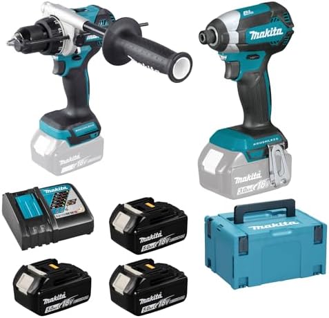 Combopack 2 outils 18V LXT (DTD153 + DHP486) (3x5,0 Ah) en MAKPAC...