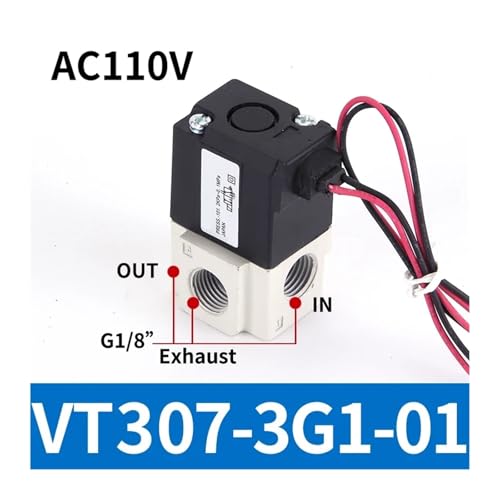 Électrovanne pneumatique VT307 à action directe et commutation rapide sans pression - 3