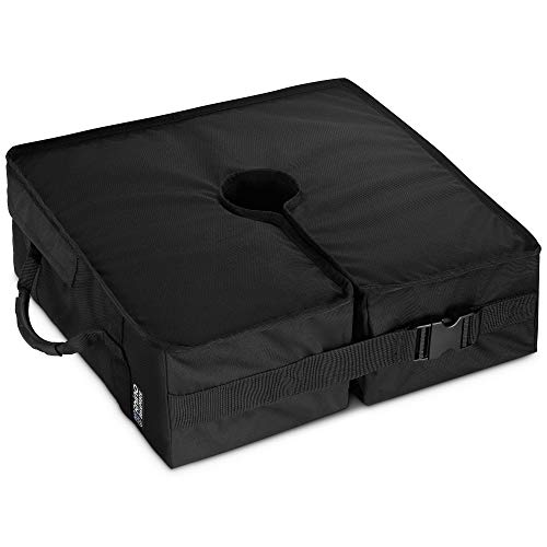 Rhino Slot Opening Umbrella Base Weight, 18" ~ Fits Any Offset, Cantilever & Any Outdoor Patio Umbrella Stand ~ Easy Set up (Black)
