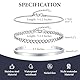 Armband Herren Silber Edelstahl - Silberarmbänder 2 Stück Set Dünne Armbänder für Männer Frauen Hochwertige Cuban Link Schlangenarmband Komfortables Armkette Geschenke für Freund Sohn Papa (Silber-3)