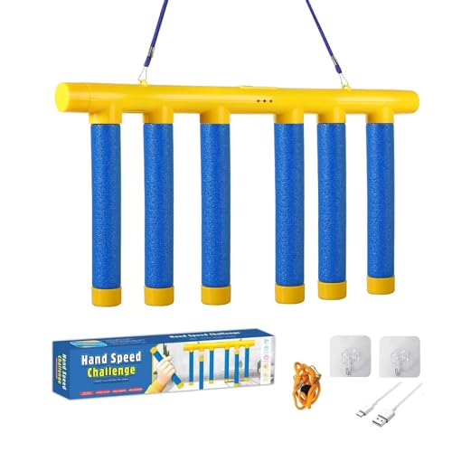 2025 Upgrade Reflex Challenge Game,Throwing Stick Game,Hand Eye Coordination Training Toy,Hand Challenge,Adjustable Speed Catching.