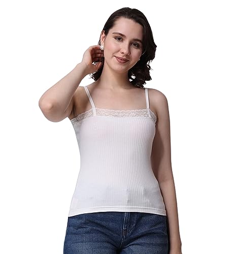 Image of POPWINGS Women Casual Black Rib Solid Sleeve Self Design Noodle Strap Top | Women Tops | Women Regular Tops | Women Tops | Women Stylish Tops