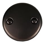 Two-hole Face Plate for Waste & Overflow, Oil Rubbed Bronze Finish - Plumb USA