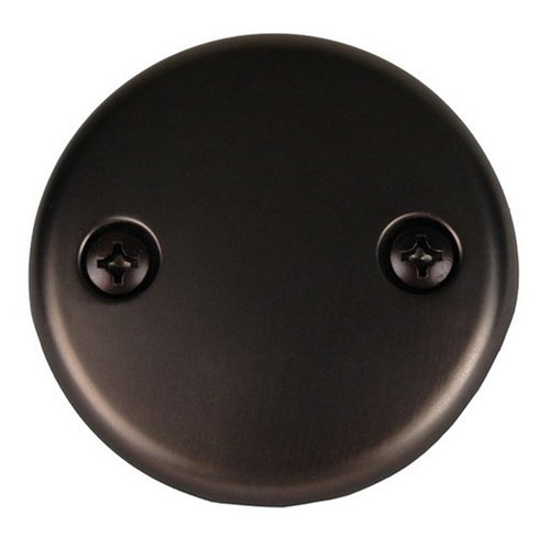 Two-hole Face Plate for Waste & Overflow, Oil Rubbed Bronze Finish - Plumb USA