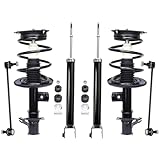 Detroit Axle 172393, 172392 Front Struts, Complete Loaded Strut Assembly Set, Rear Shock Absorbers 45659, Front Sway Bar Links K750095, K750094 for 2007-2012 Nissan Altima - [6pc Set]