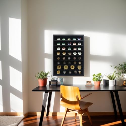 Image of 18*24 Large Black Shadow Box Frame with Removable Shelves,Shadow Boxes Display Cases for Small collectables,Deep Memory Box Display Case Trinket Shelf for Collection,Coins,Miniatures Figures
