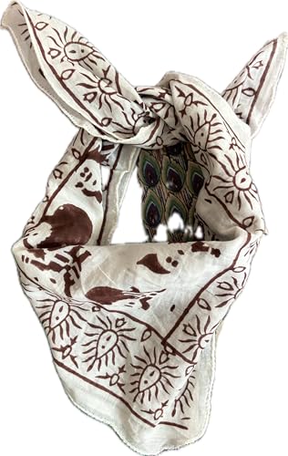 Christmas bandana for women, men, pet dog,organic Cotton Bandana Moselle Bandana Scarf, Paisley Design Scarf Vibrant Color, High-Quality Winter Scarf, Unique Design Geometric Scarf, Hand Printed, Hiking Gift, Bandanas for Women, best Christmas gift ever2