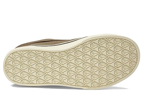 Volcom® True EH Comp Toe Shoes for Men – Leather Upper – Soft Insole – Mesh Lining – Round Toe Design Brown 12 W3