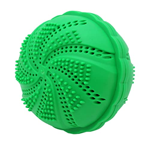 Lavanderia palle magiche lavatrice lavatrice pulita eco-friendly decontamination silicone lavaggio palle set verde 2pcs - Image 5
