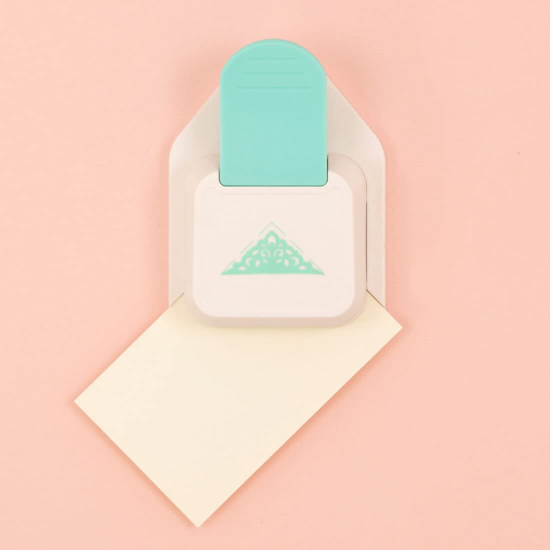 Craftelier - Perforatrice angolare a leva a pressione, per realizzare forature a filigrana su carta e cartoncini, scrapbooking e artigianato