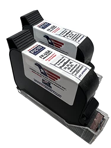 Fp Postbase Pic10 Fluorescent Red Ink Cartridge Set Franco Postalia #TOP2