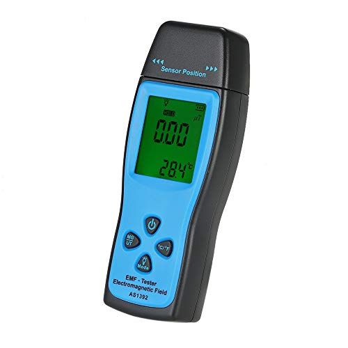 Festnight Handheld Mini Digital LCD EMF Tester Detector de Radiação de Campo Eletromagnético Medidor