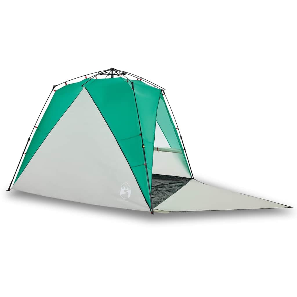 Tenda da spiaggia per 2 persone, con sistema di sgancio rapido, impermeabile, con borsa per il trasporto, verde mare