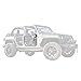 SteelCraft 92220 - Fine Textured Black Front Tubular Doors