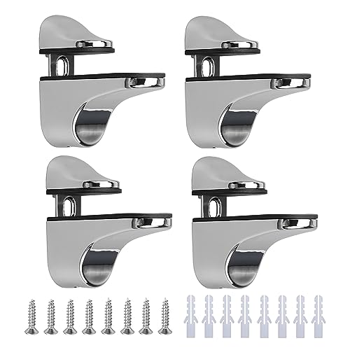 SyiXute 4 Stück Glasbodenträger,Verstellbare...