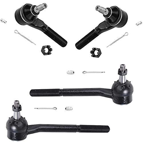 Image of Detroit Axle - 4WD Front End 12pc Suspension Kit for Chevy S10 Blazer GMC Jimmy Sonoma 2 Upper Control Arms w /Ball Joints 2 Lower Ball Joints 4 Tie Rods 2 Idler & Pitman Arms 2 Sleeves Replacement