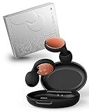 ROPONE Concert Ear Plugs - 18dB/33dB High Fidelity Pro EarPlugs for Concerts, Musicians, Festivals, Nightlife, Noise Reduction and Noise Sensitivity - 6 Pairs Ear Tips in S/M/L＆Carry Case（Rose Gold）
