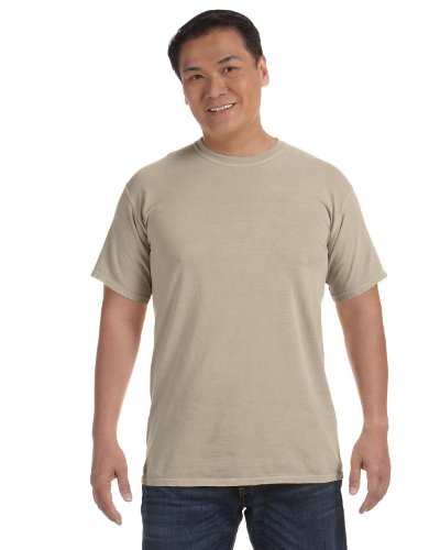 Comfort Colors 6.1 Oz. Ringspun Garment-Dyed T-Shirt, Large, Sandstone