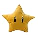 30Cm Super Mario Party Estrella De Cinco Puntas Almohada De Juguete De Felpa Ojos Lindos Amarillo Suave Muñeco De Peluche Decoraciones De Habitación Regalos para Niños