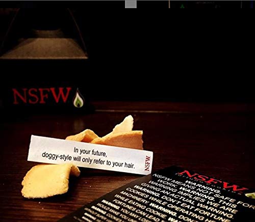 Nsfw Fortune Cookies: Inappropriate Edition (Insulting Content) Gift Box (100 Count) #TOP6