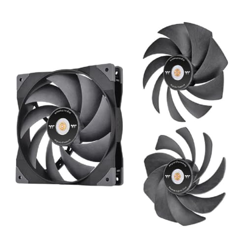 Image of Thermaltake SWAFAN GT14 PC Cooling Fan, 3 Types of Detachable Fan Blades, 6.4 Inches, High Pressure /High Air Flow /Reversed, Desktop Compatible