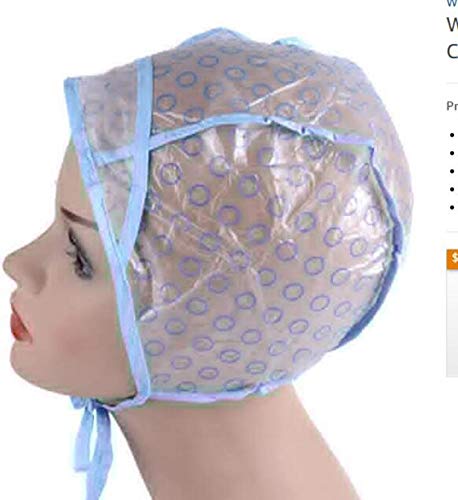 Chengyida Highlight Cap Reusable Highlight Hair Cap Salon Hair Coloring Dye Cap With Hooks For Women Girls Dyeing Hair (10 Sets) #TOP6