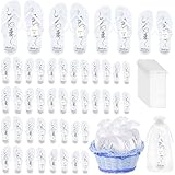 MALLOOM Lot de 24 Paires de Tongs de Mariage – Sandales Tongs pour Femmes avec Cartes de T...