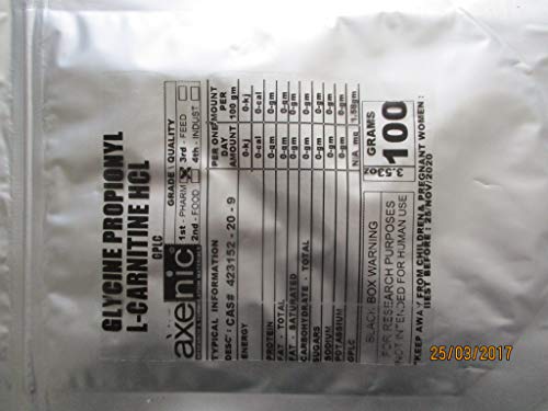 100 Grams Glycine Propionyl L-Carnitine HCl Powder (gplc)