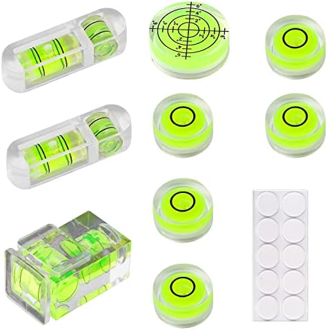 Rkgifts Porte-clés Mini Niveau à Bulle Outil Gadget De Bricolage Fantaisie Cadeau (2 Axes), Mini Spirit Level (2 Pack