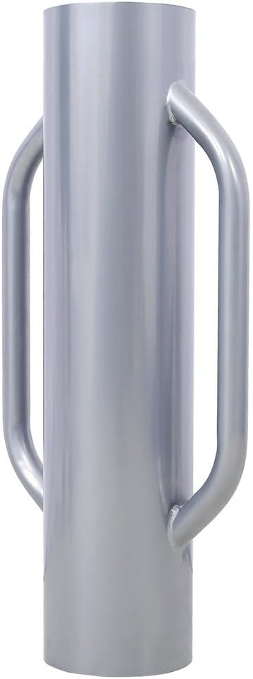 Heavy Duty 37 lbs Fence Post Driver, 28" Steel T Post Pounder with Dual Handles, Powder-Coated Rust Resistant Metal Post Driver Tool for U-Posts, T-Posts, Wood & Metal Fence Posts,Green