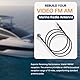 Acmerota Marine Radio Antenne Flexible Autoantenne Auto FM Radio Universal Stereo Antennes für Boot Yacht ATV UTV Traktor Van Empfänger Flexible Gummi Schwarz 16 Zoll (40cm)